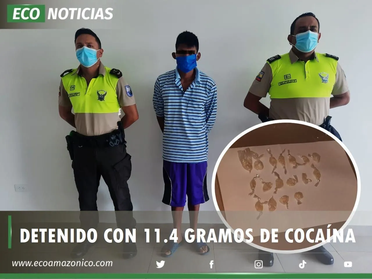 Detienen a una persona por presunto tráfico de droga