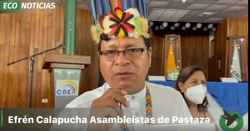 Efrén Calapucha Asambleista por Pastaza