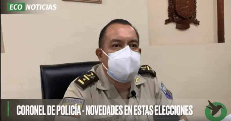 CORONEL DE POLICÍA-NOVEDADES EN ESTAS ELECCIONES