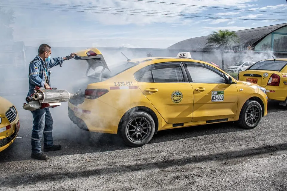 ¡Apoyamos en la prevención del COVID-19 con la desinfección vehicular!