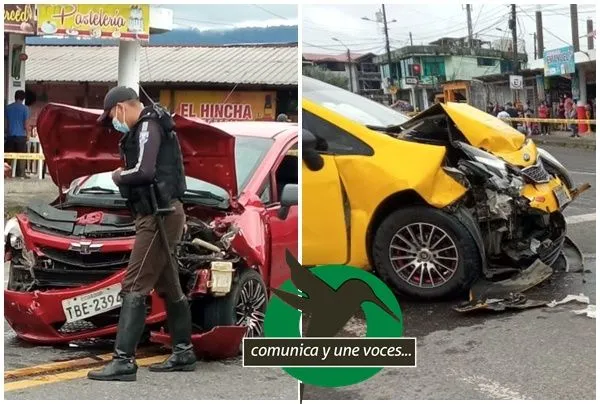 Fuerte accidente en los semáforos de la Merced