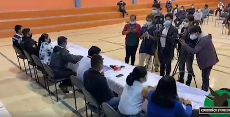 RUEDA DE PRENSA DE LA COMUNA SAN JACINTO