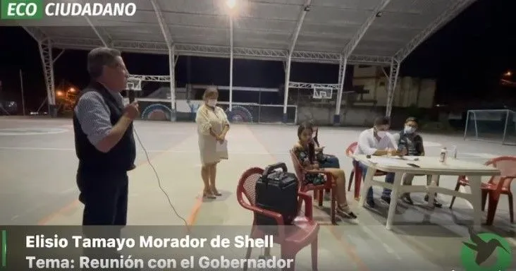 REUNIÓN CON EL GOBERNADOR EN SHELL