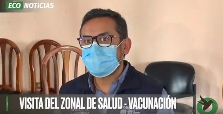 VISITA DEL ZONAL DE SALUD-VACUNACIÓN
