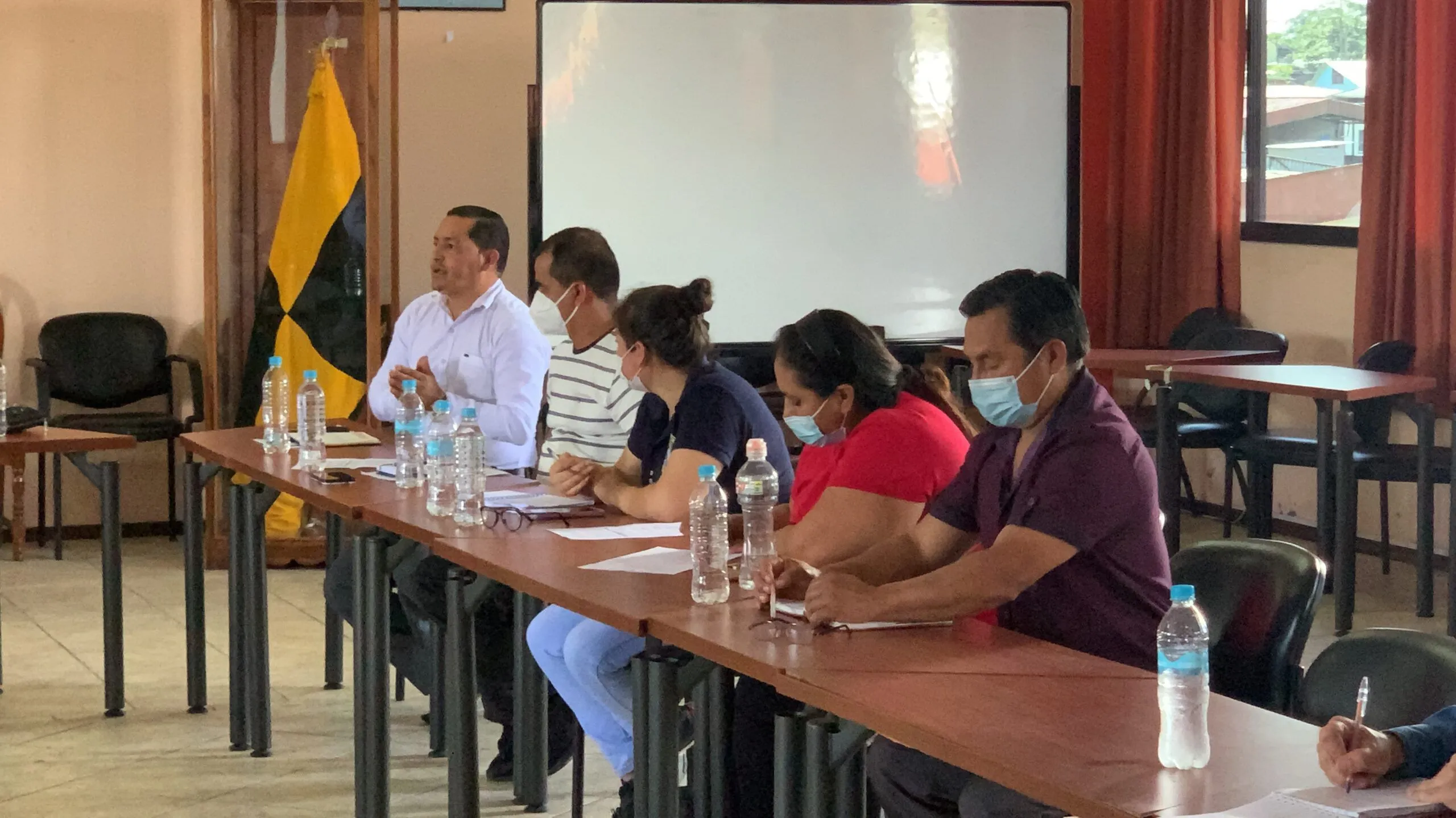 Agenda de trabajo con la Parroquia el Triunfo