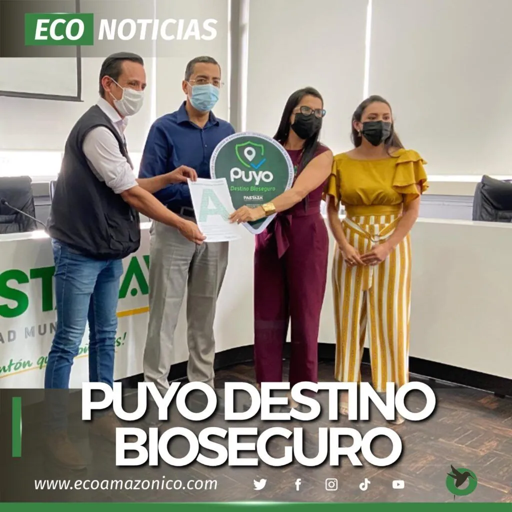 Más establecimientos reciben la insignia "Puyo Destino Bioseguro"
