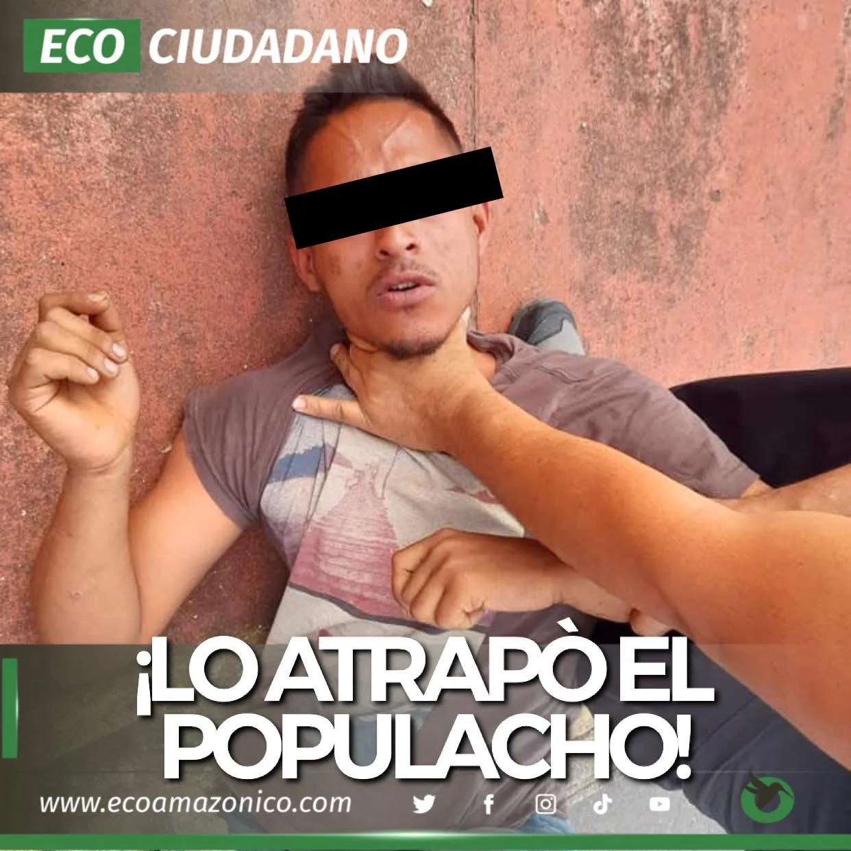 ¡LO ATRAPÓ EL POPULACHO!
