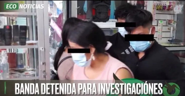 BANDA DETENIDA PARA INVESTIGACIONES