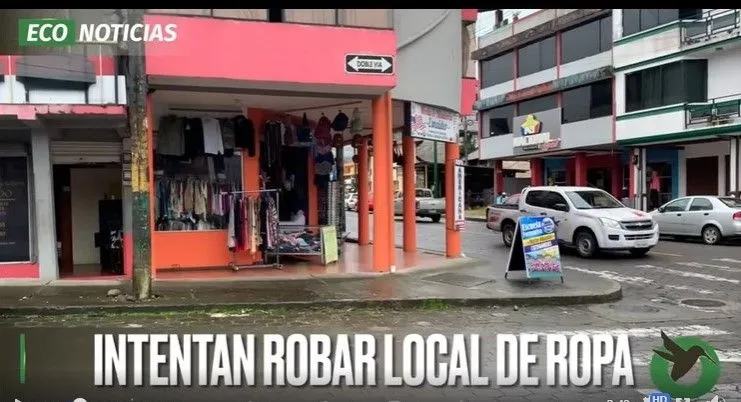 Nuevo intento de robo en un local de ropa americana