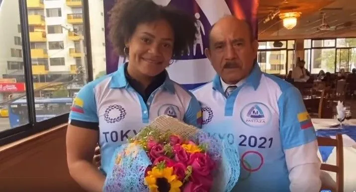 CACPE Pastaza despidió a la atleta olímpica Naisi Dajomes