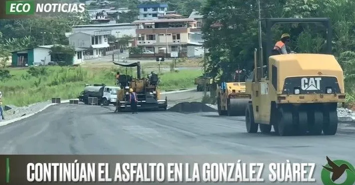 CONTINÚA EL ASFALTO EN LA GONZÁLEZ SUÁREZ