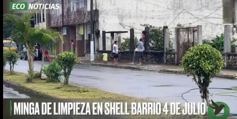 MINGA DE LIMPIEZA EN SHELL BARRIO 4 DE JULIO