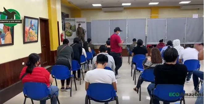 TAXISTAS DE PASTAZA SE VACUNAN