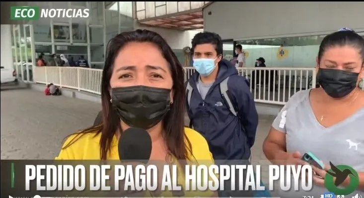 PEDIDO DE PAGO AL HOSPITAL DE PUYO