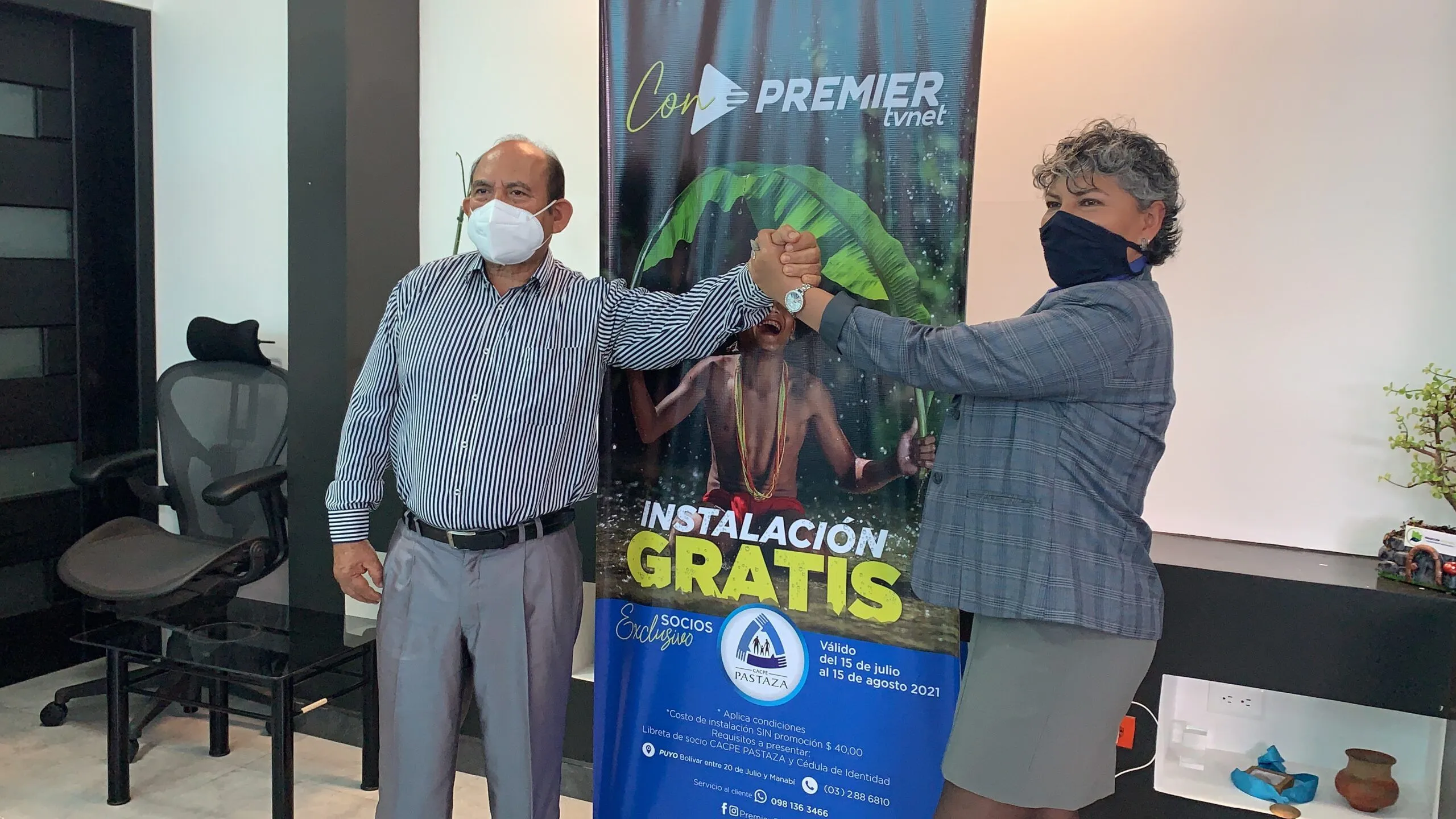 CACPE firma convenio con Premiertvnet
