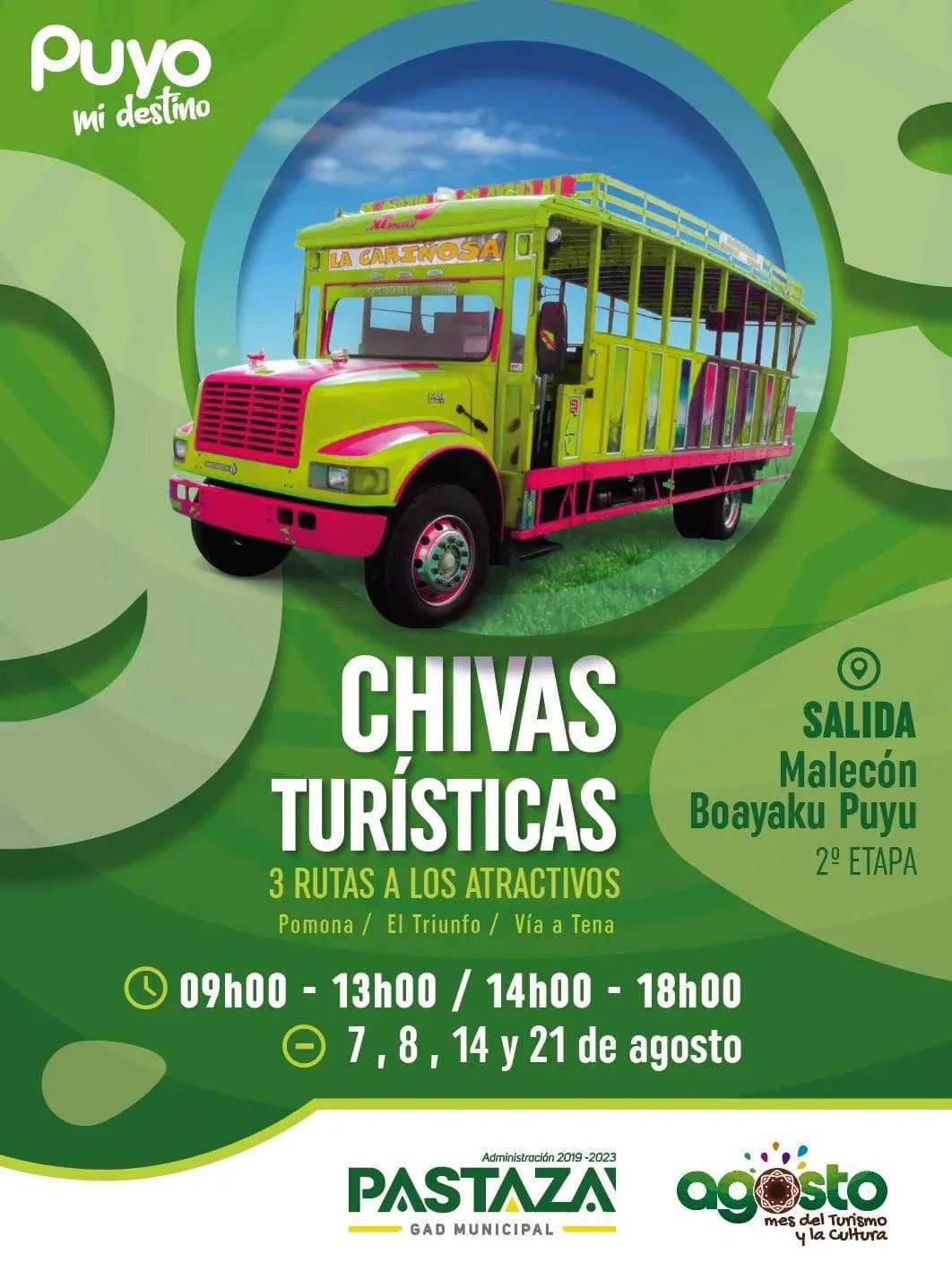 FESTIVIDADES DEL MES DE AGOSTO EN PUYO