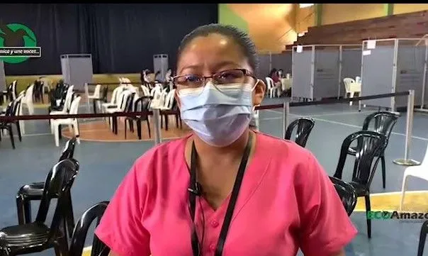 Con Nancy Criollo, tema de la vacunación