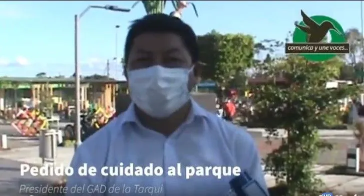 Pedido de cuidado al parque