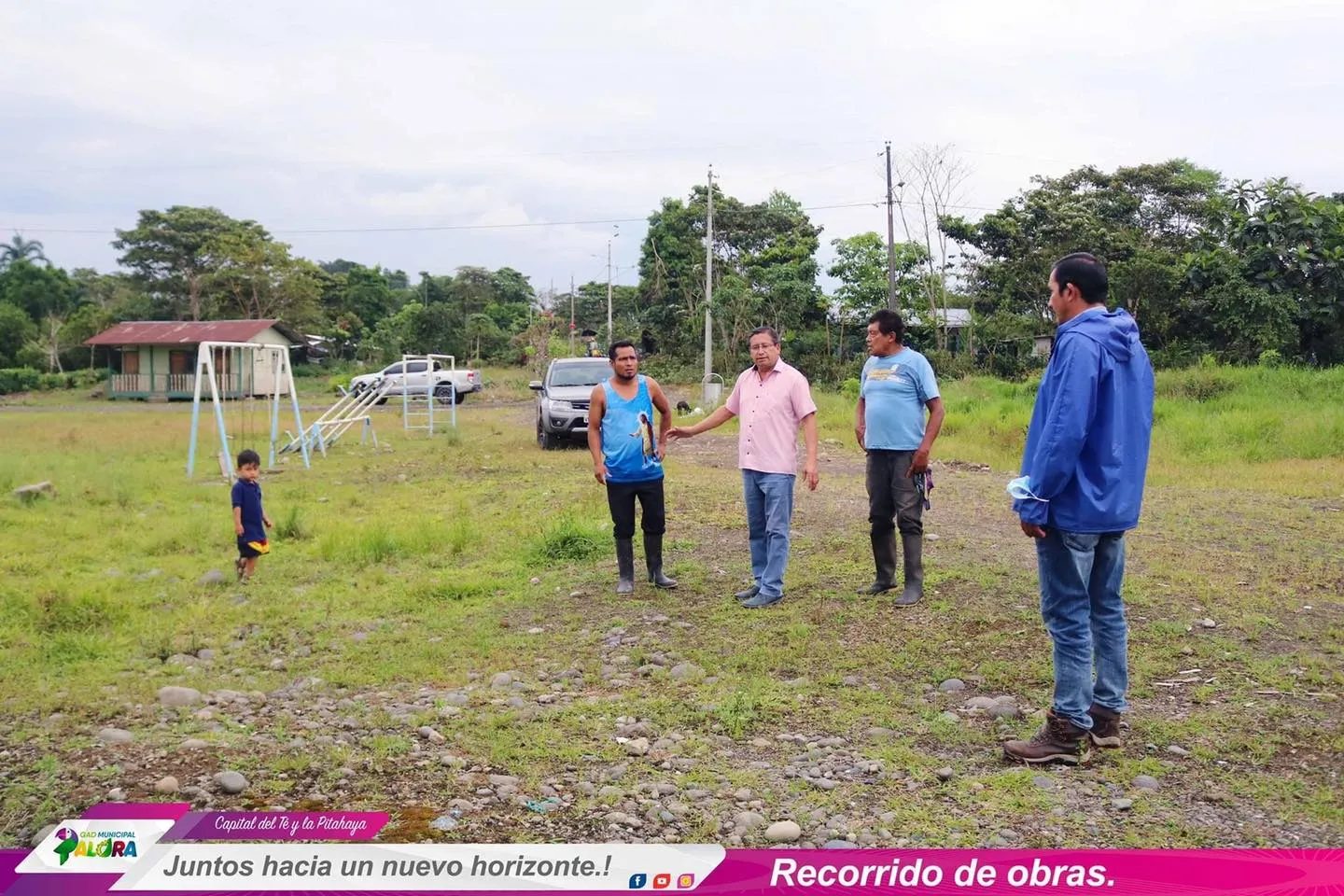 Alcalde de Palora realizó un recorrido por diferentes sectores del área rural