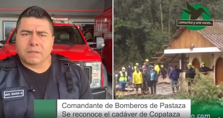 Comandante de Bomberos de Pastaza-Se reconoce el cadáver de Copataza