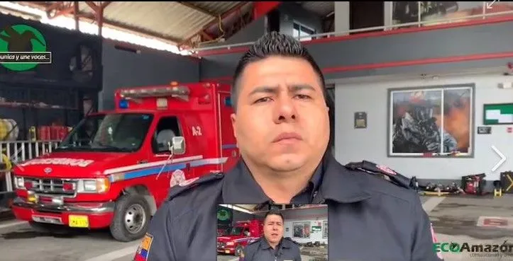 Diálogo con el comandante del cuerpo de bomberos sobre la afectaciones por el clima