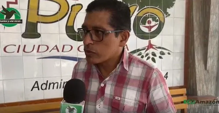 Con Sergio Jurado, de la Unidad de Servicio Social