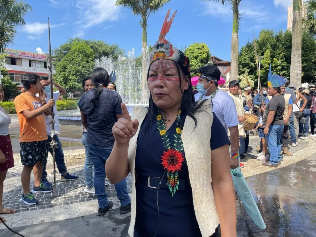 Marcha pacífica del pueblo Sápara