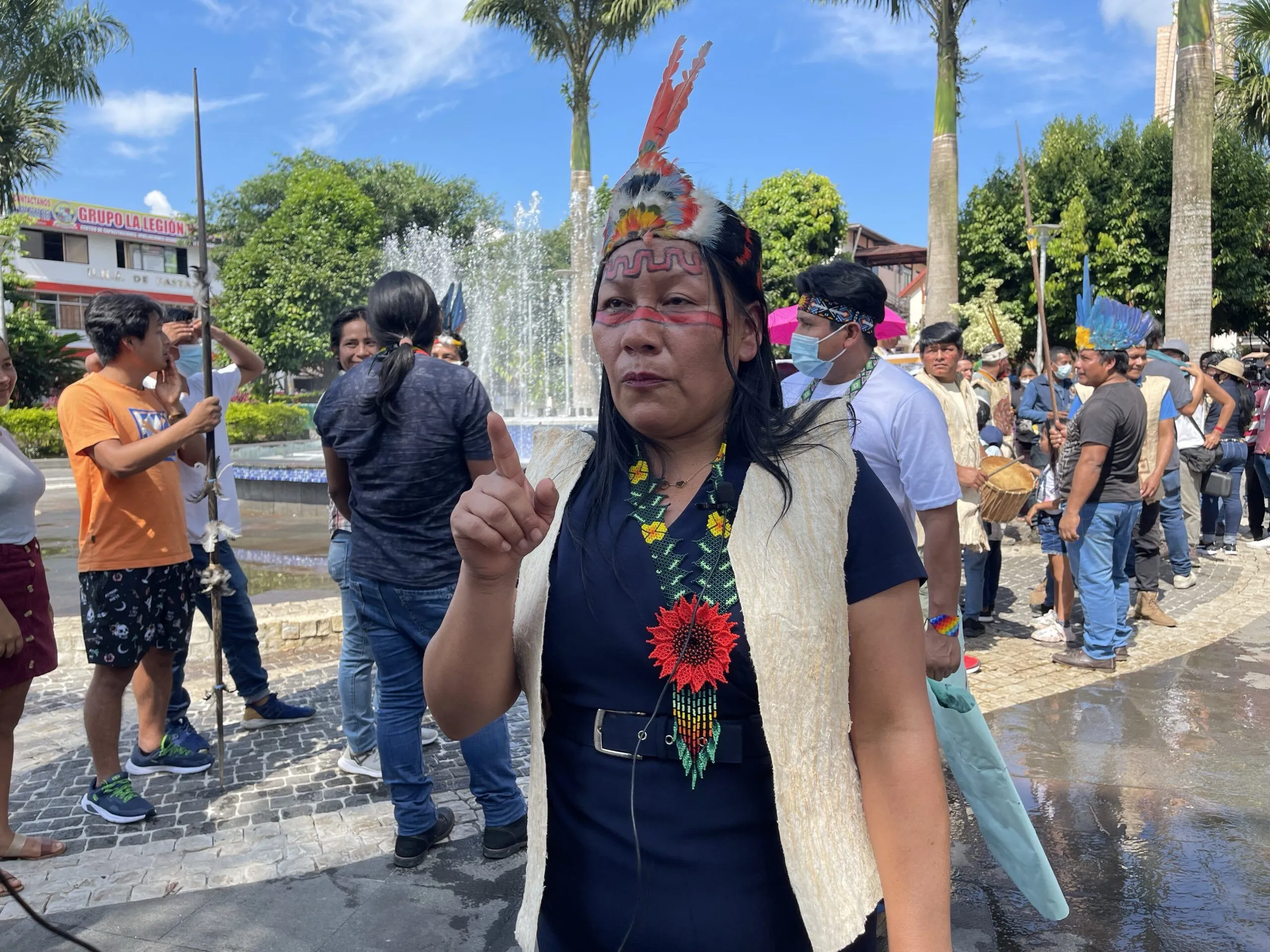 Marcha pacífica del pueblo Sápara
