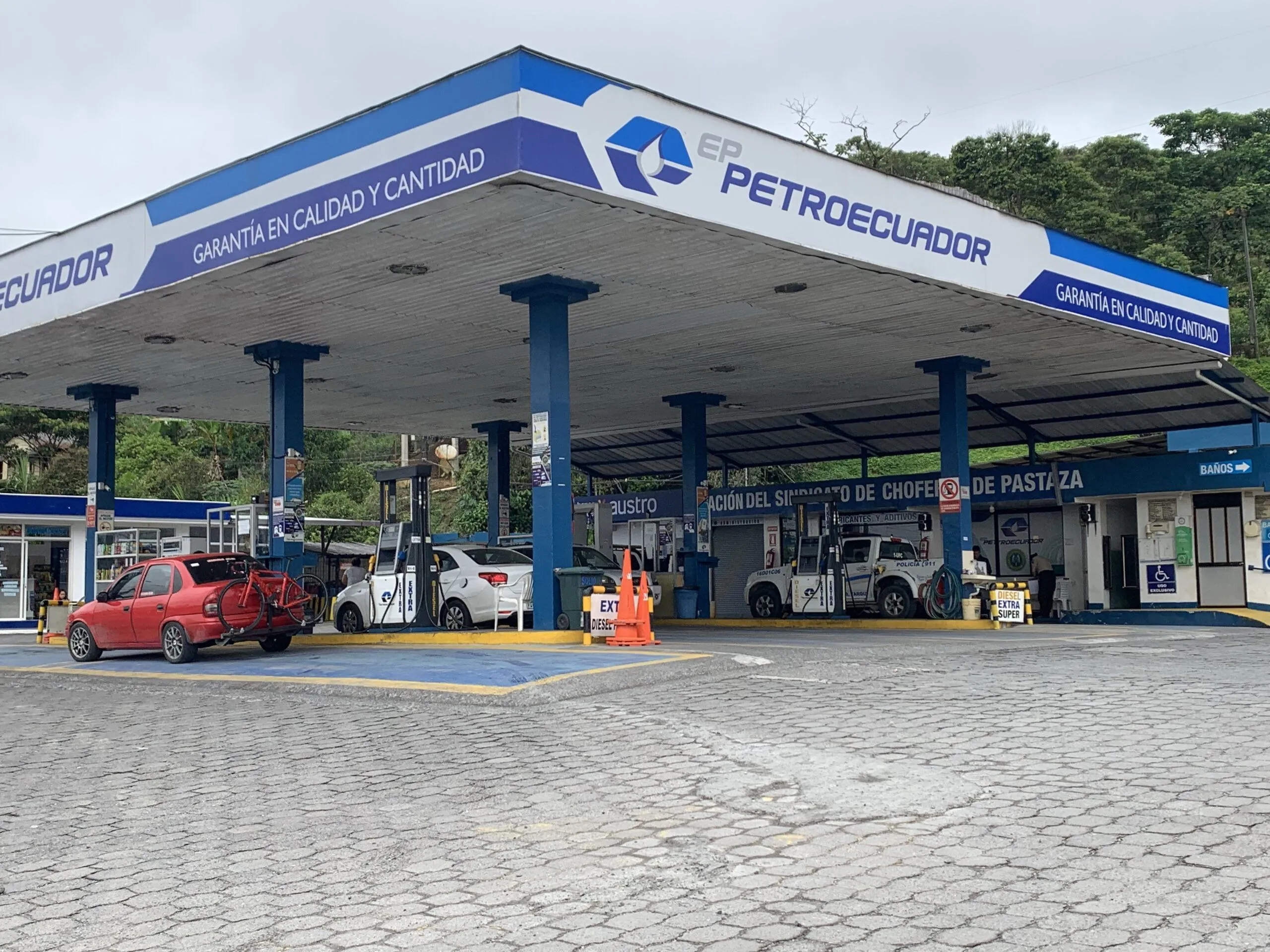 Robo a gasolinera en puyo