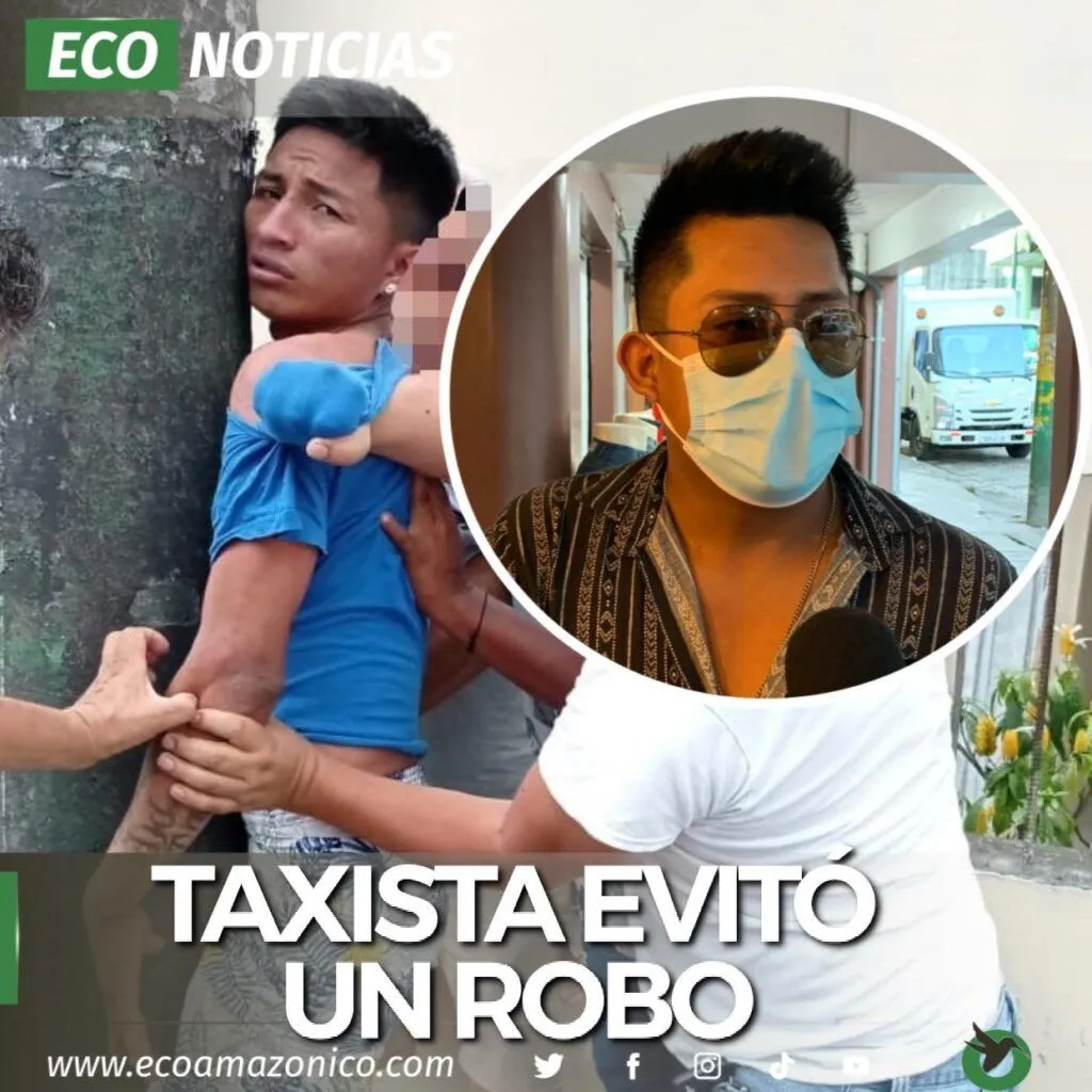 Joven taxista evita un robo