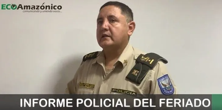 Informe policial del feriado