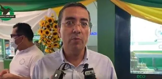 Diálogo con el alcalde del cantón Pastaza de varios temas