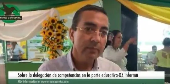 Alcalde sobre la delegación de competencias en la parte Educativa