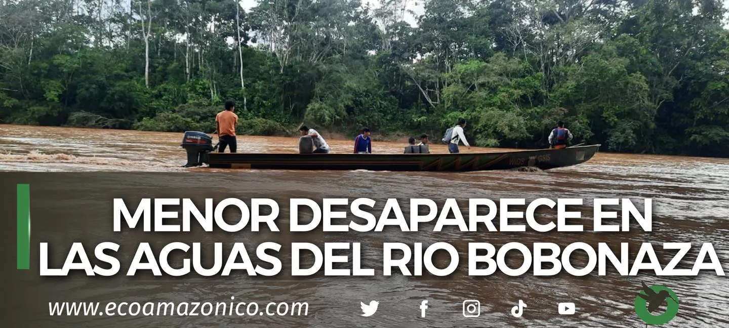 Se reporta la desaparición de un menor en el río bonanza