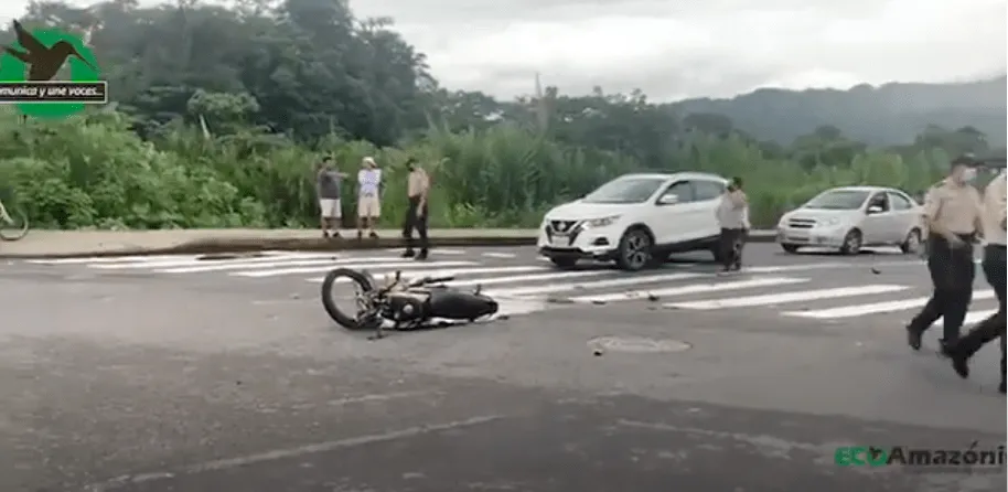 Fuerte accidente de Tránsito en Puyo