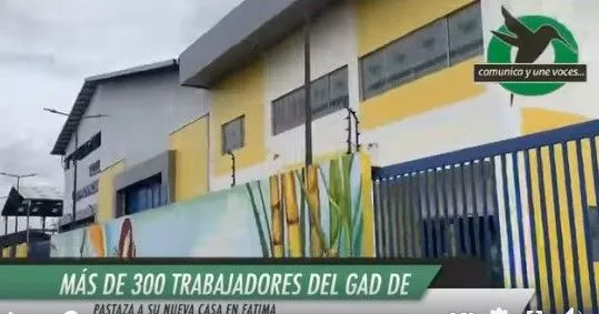 Más 300 funcionarios del GAD Pastaza se cambian de casa