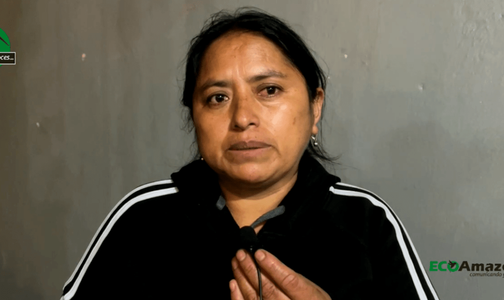 Denuncia de la Sra. Ana Morocho a la Comisaria Municipal