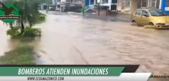 Bomberos atendieron inundaciones