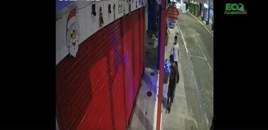 Jóvenes malhechores ocasionaron daños a los arreglos navideños del centro de Puyo