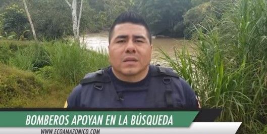Bomberos del cantón Pastaza apoyan en la búsqueda del menor que desapareció