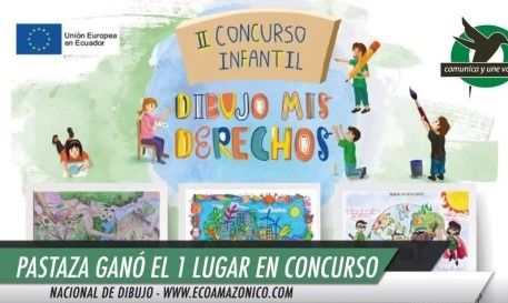 Pastaza ganó el primer lugar en concurso nacional de dibujo