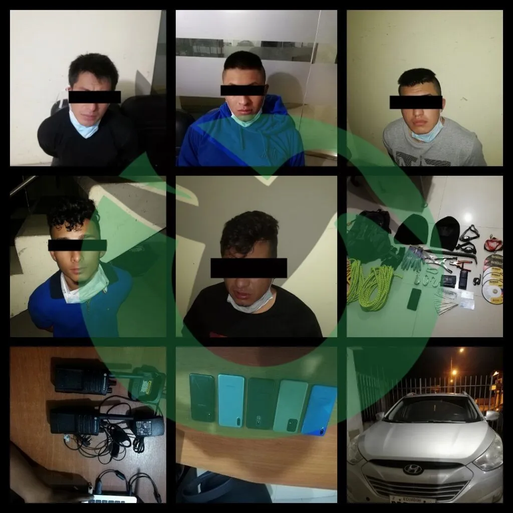 5 detenidos por intento de robo a una farmacia en Puyo