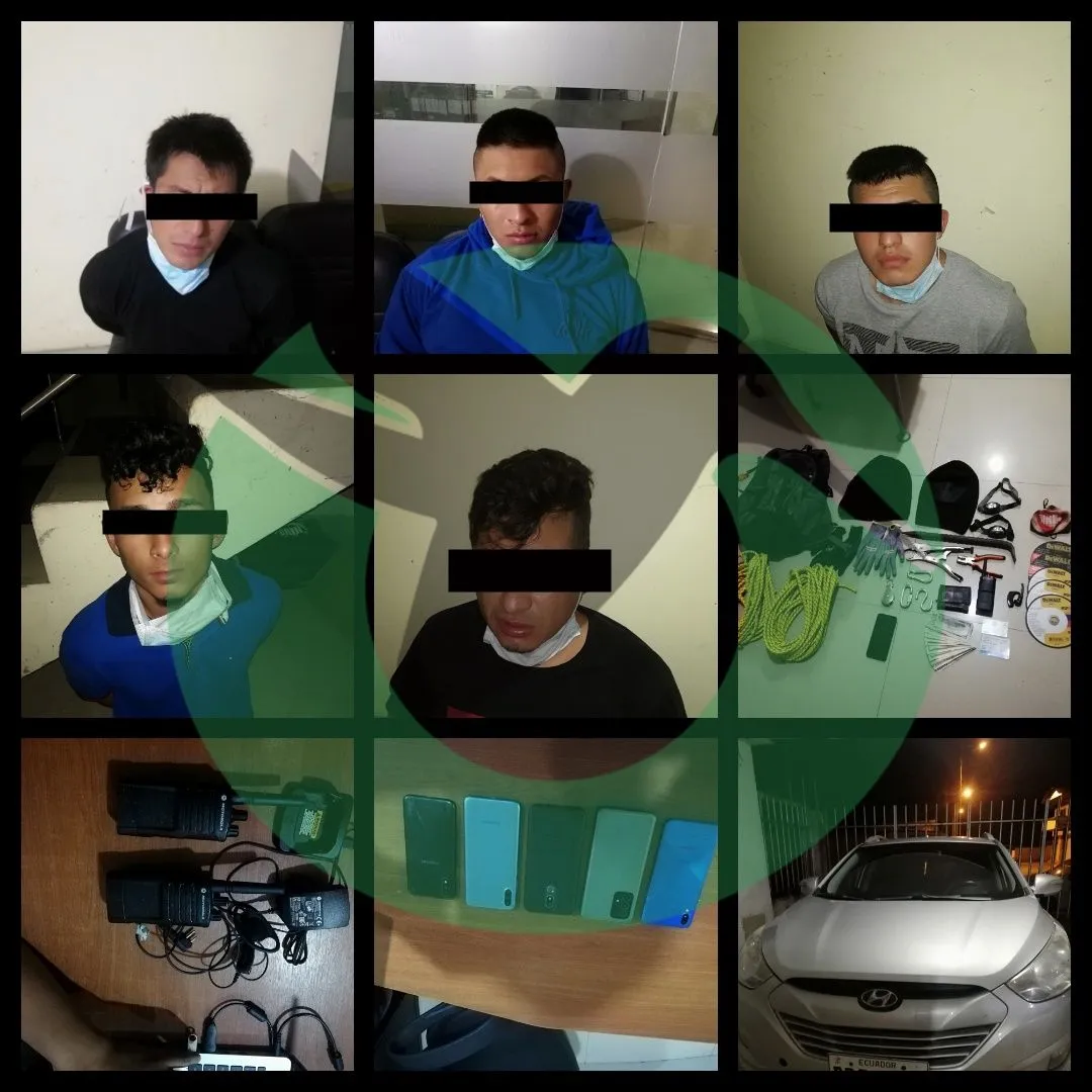 5 detenidos por intento de robo a una farmacia en Puyo