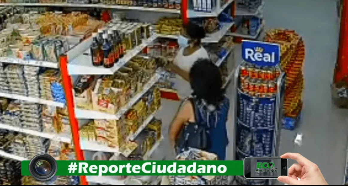 Dos mujeres roban un Supermercado en Puyo