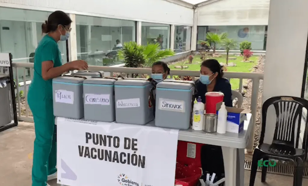 Hospital Puyo, nuevo punto de vacunación en Pastaza