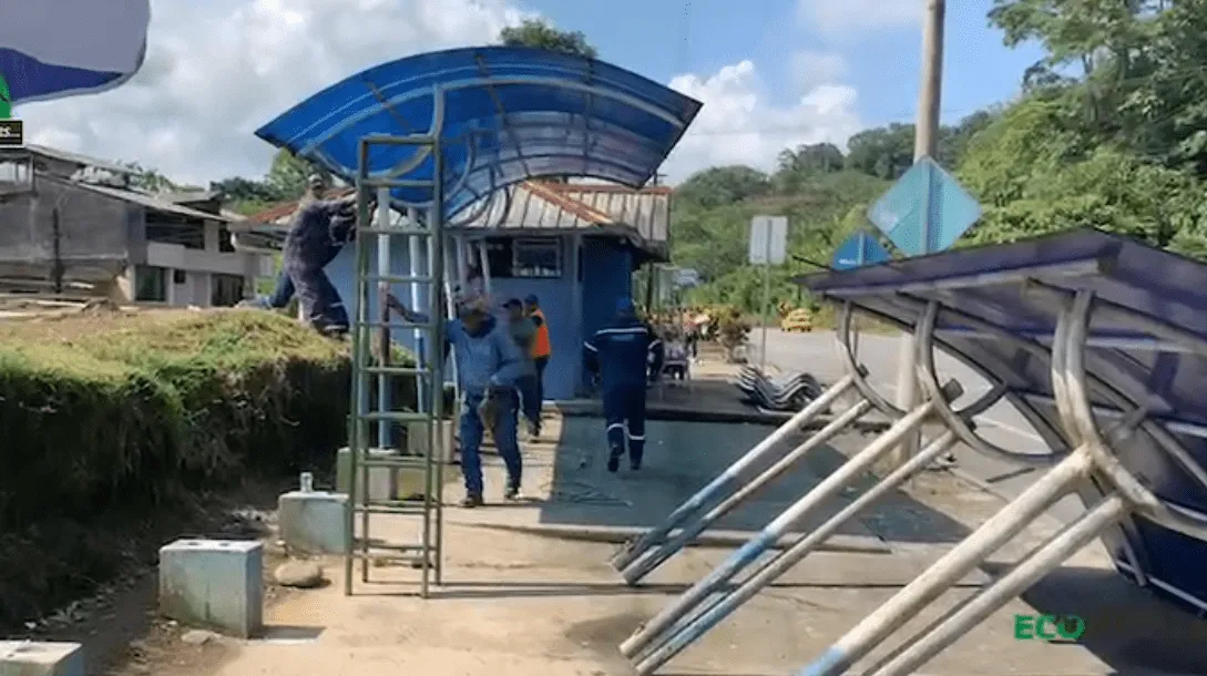 Municipio retira paradas provisionales en Pastaza