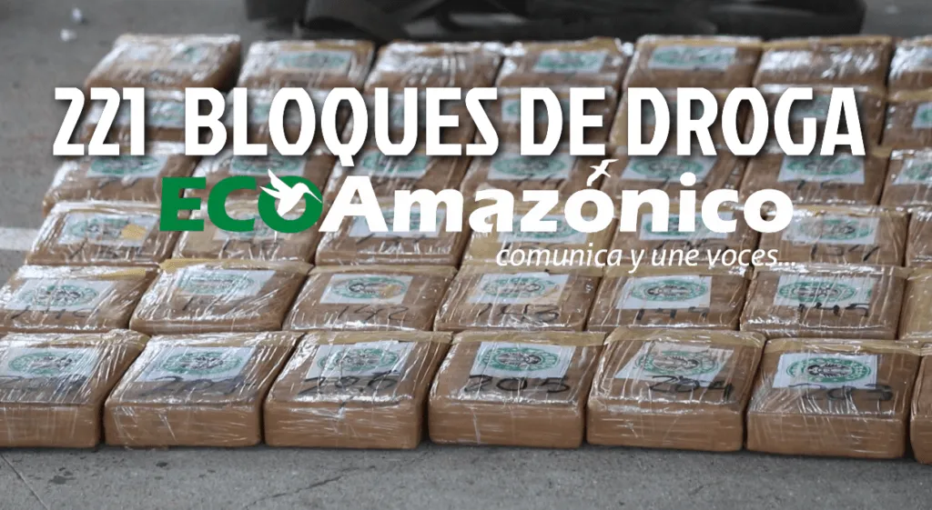 221 bloque de droga decomisados en Mera