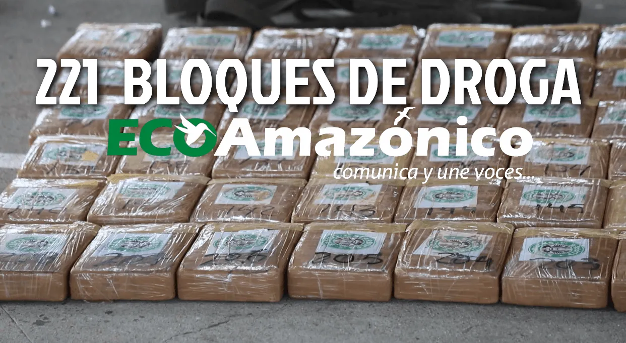 221 bloque de droga decomisados en Mera