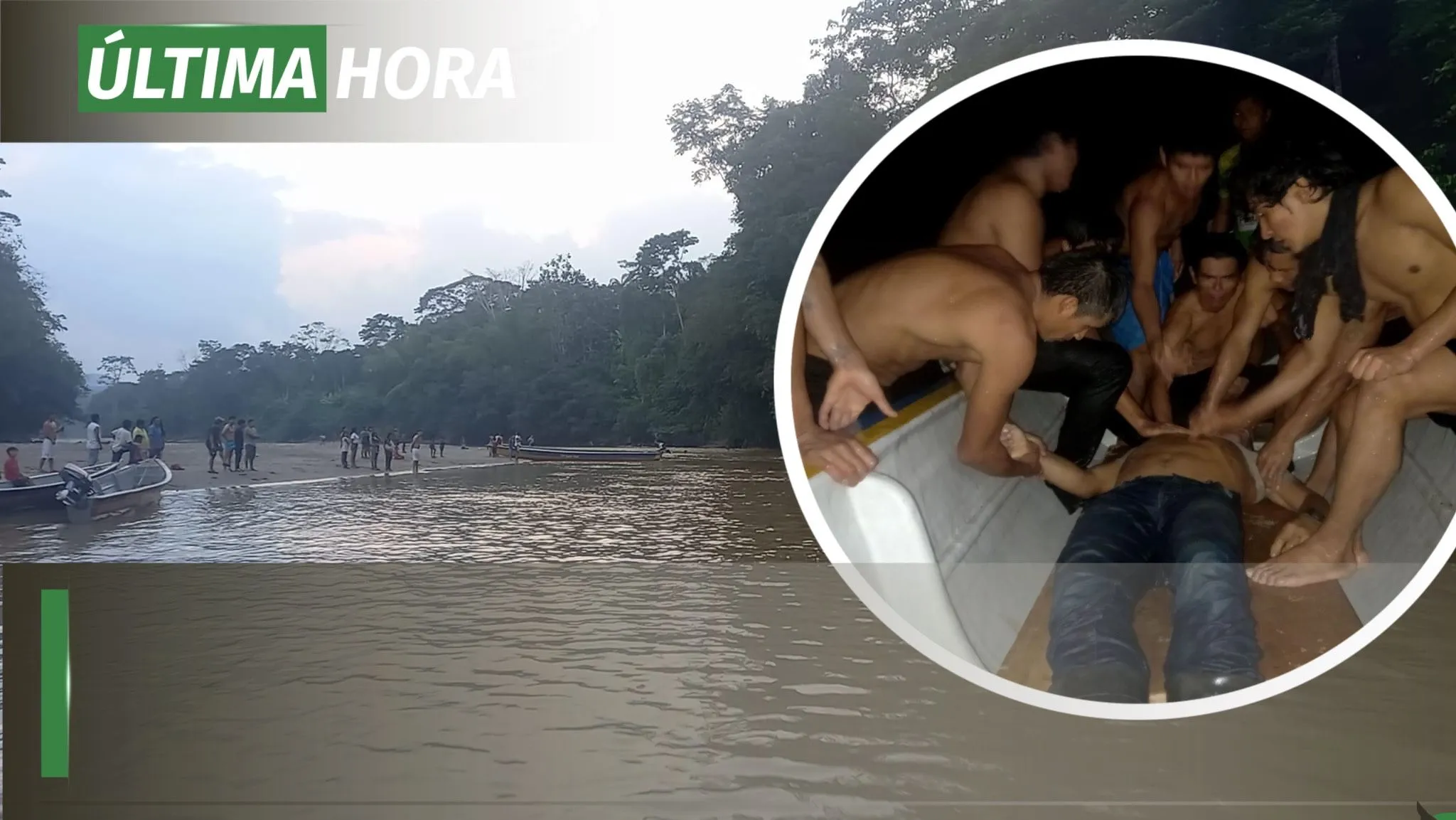 Una persona de Sarayaku pierde la vida en un accidente fluvial