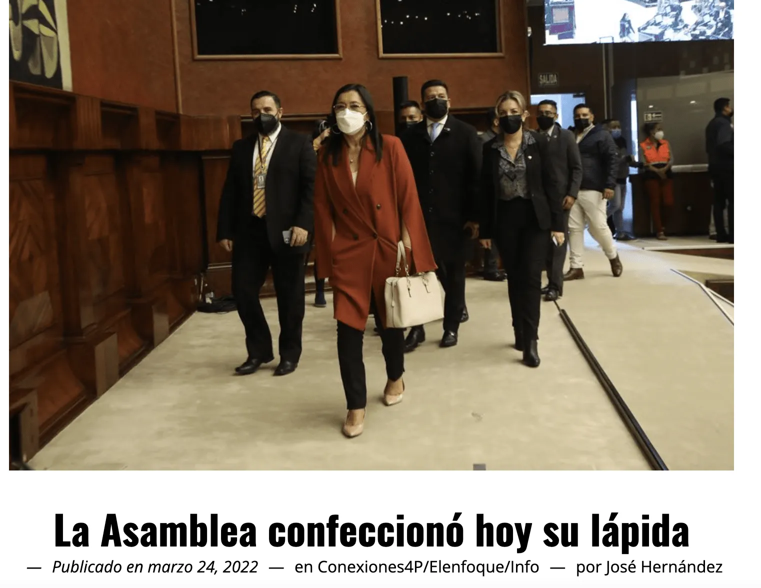 La Asamblea Nacional empujó el corcho demasiado lejos
